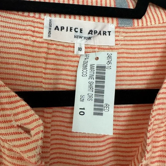 Apiece Apart Pink Flutter Sleeve Sundress - Picture 2 of 5